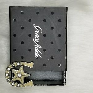 Grace Adele Horseshoe Star ring